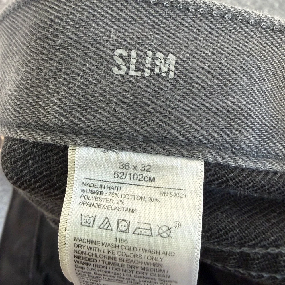 Banana Republic Traveler Jeans Mens 36x32‎ Gray Slim Fit Casual Everyday Denim